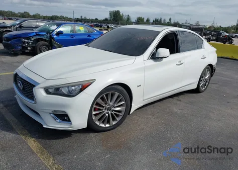 2019 Infiniti Q50 3.0T Luxe из США, поврежденный, VIN JN1EV7AP1KM518614